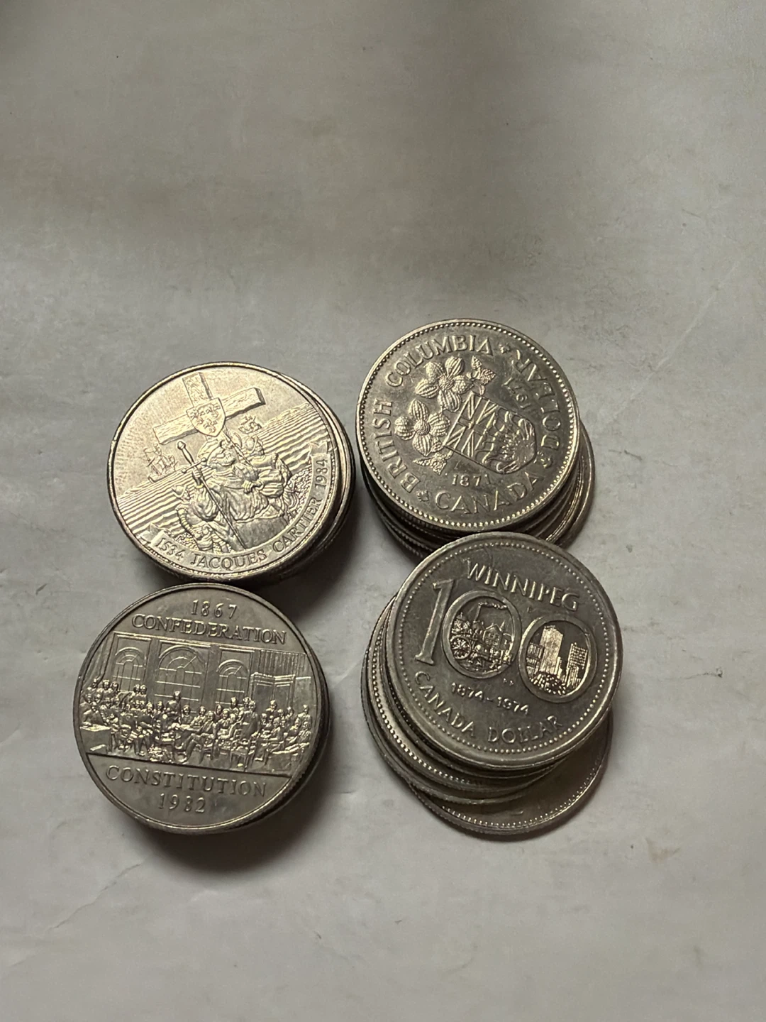20 Assorted Canadian 1$ Coins - photo 2