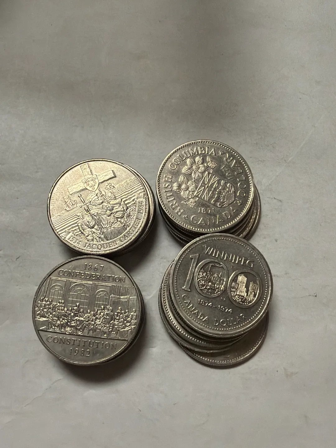 20 Assorted Canadian 1$ Coins - photo 2