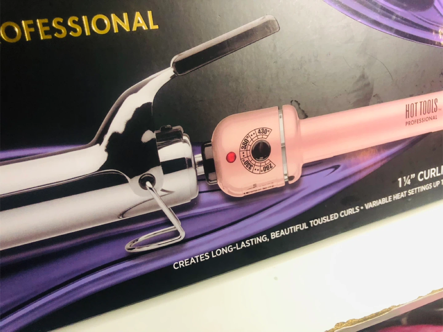 NEW Hot Tools Professional 1 1/4" Titanium Curling Iron/Wand - photo 4