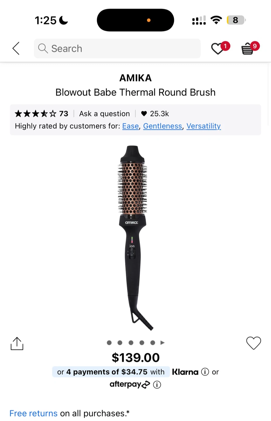 Amika Blowout Babe Thermal Round Brush