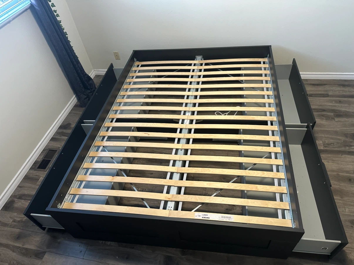 Queen Brimmes bed frame *Delivery free - photo 3
