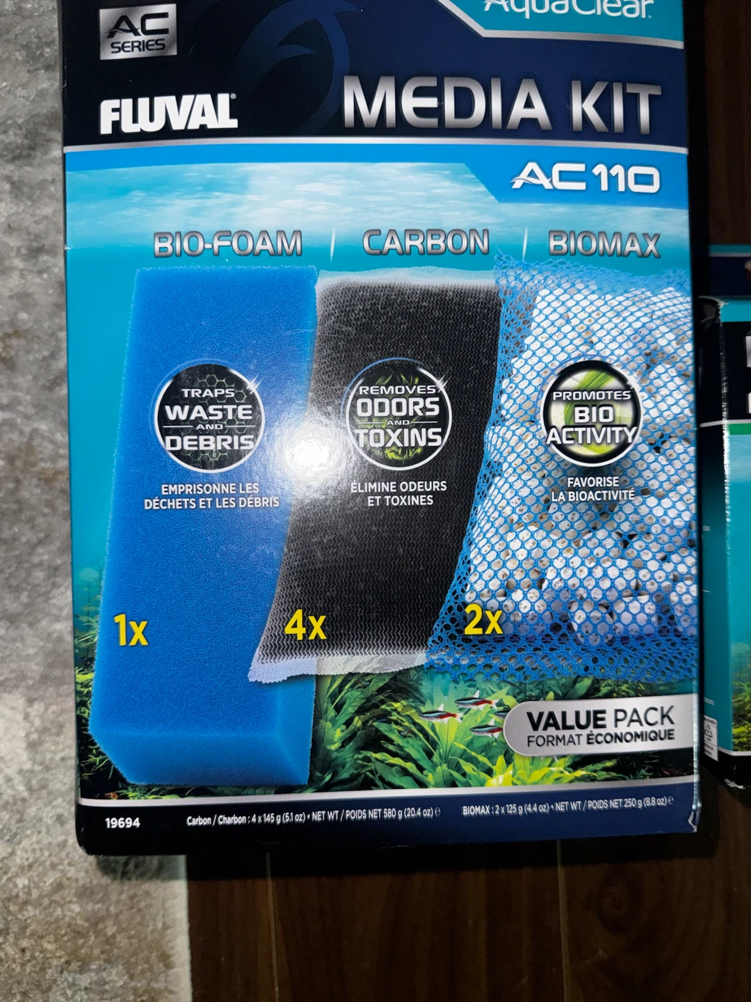 Fluval AquaClear AC110 Media Kit - photo 2