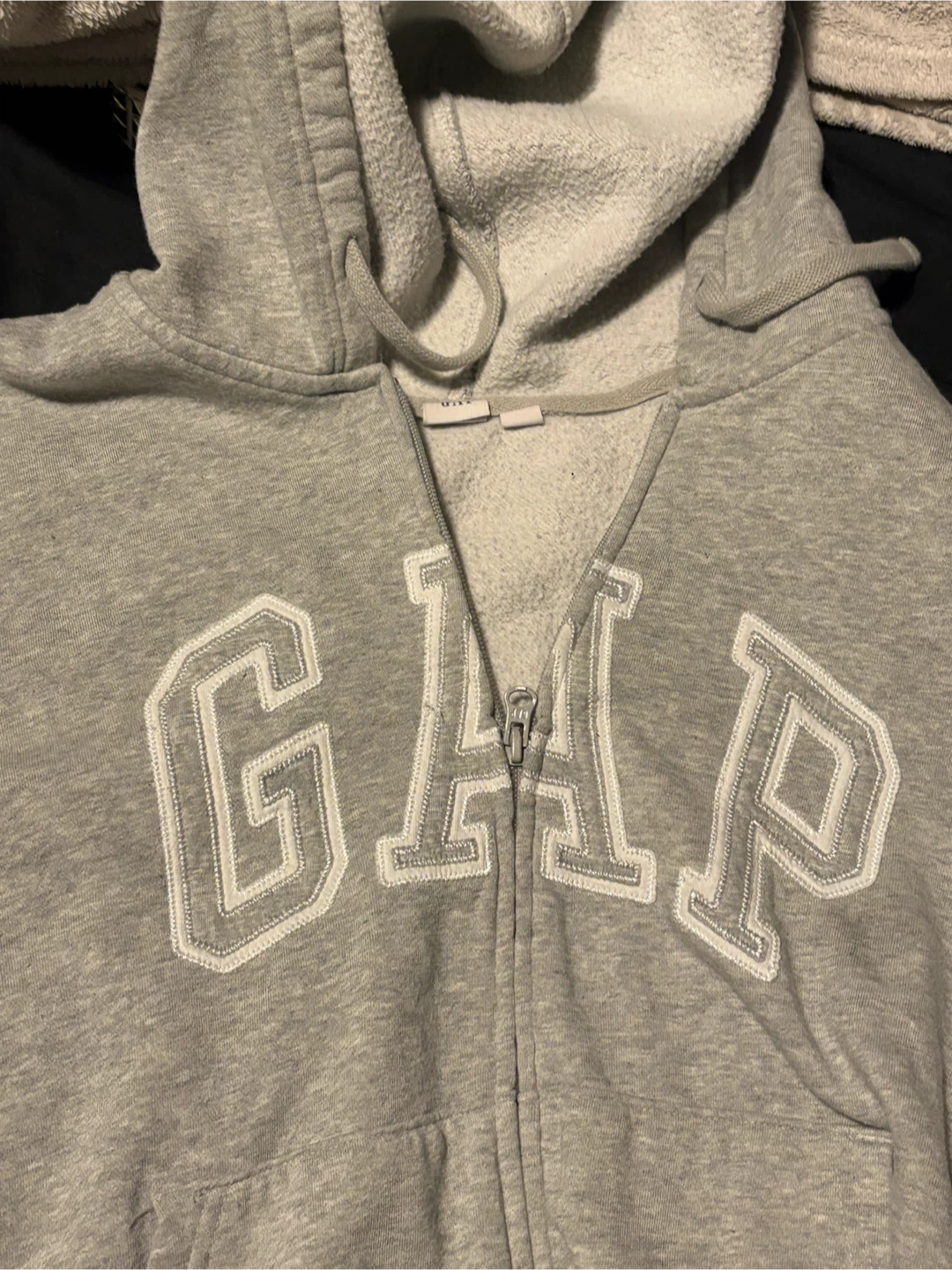 Gap Grey Zip-Up Hoodie