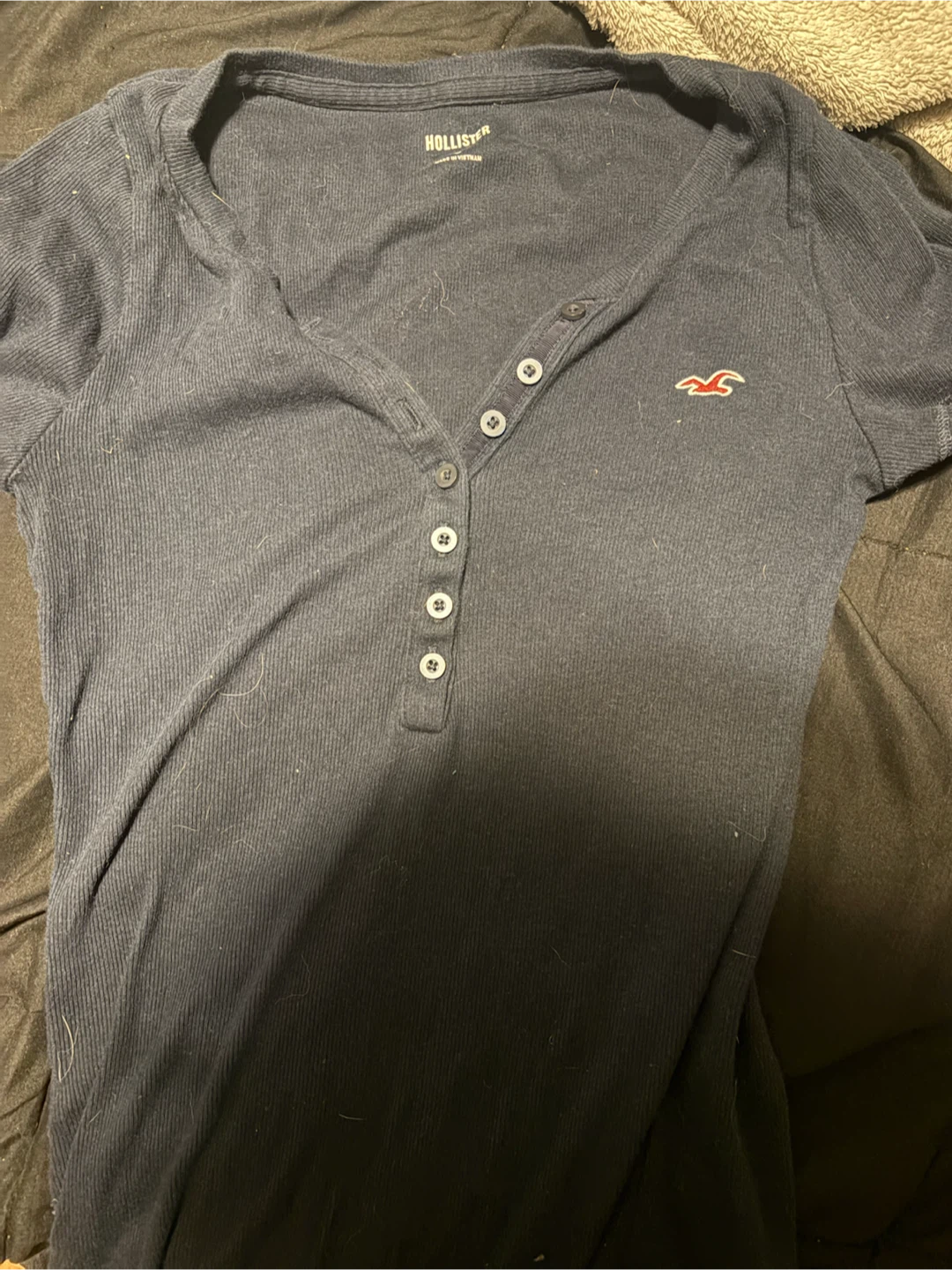 Hollister short sleeve Henley