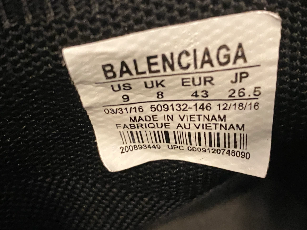 Balenciaga Speed Trainer Sneakers Black - photo 4