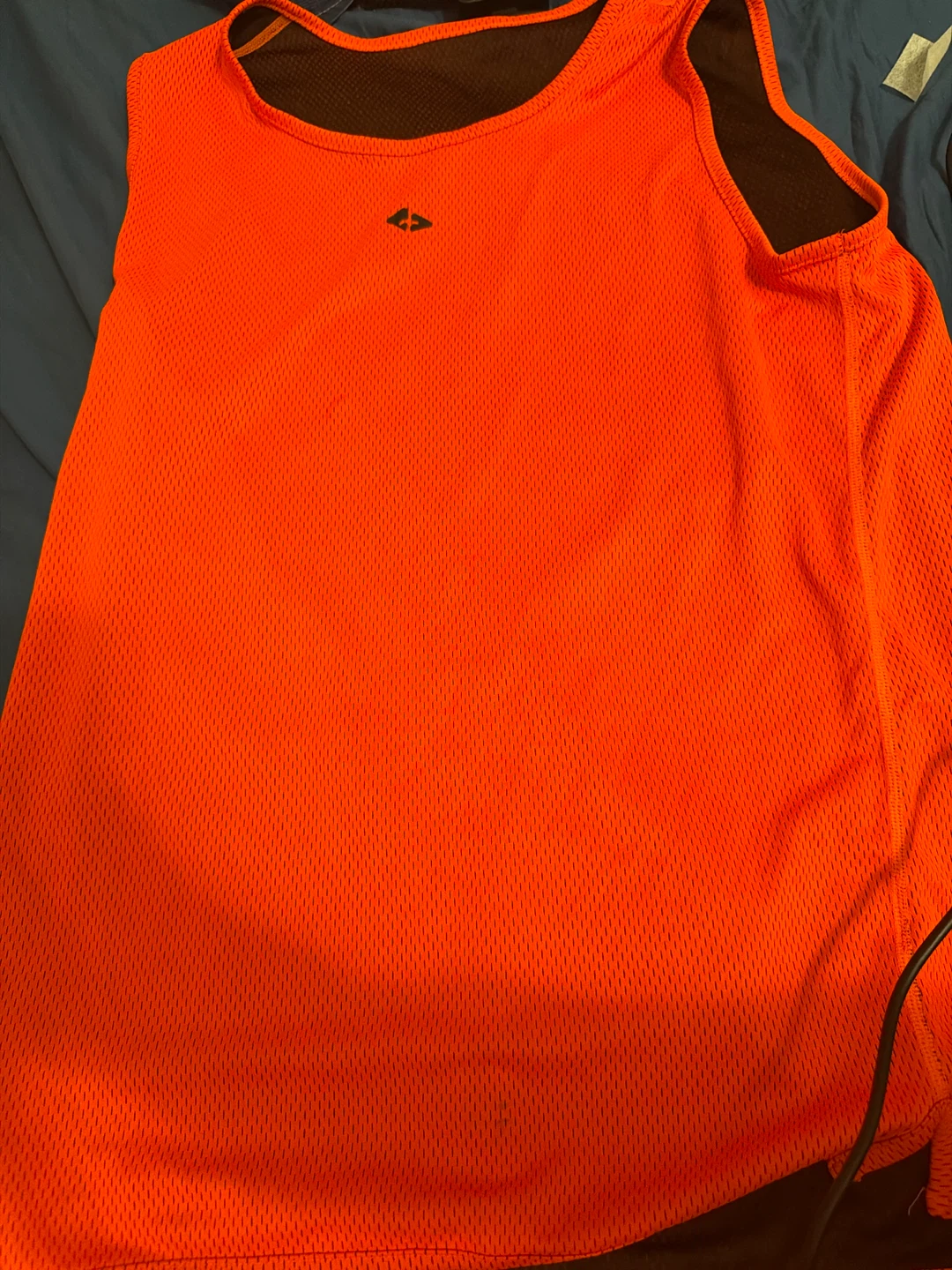 Athletic Tank Top - Reversible Brown/Orange - photo 2
