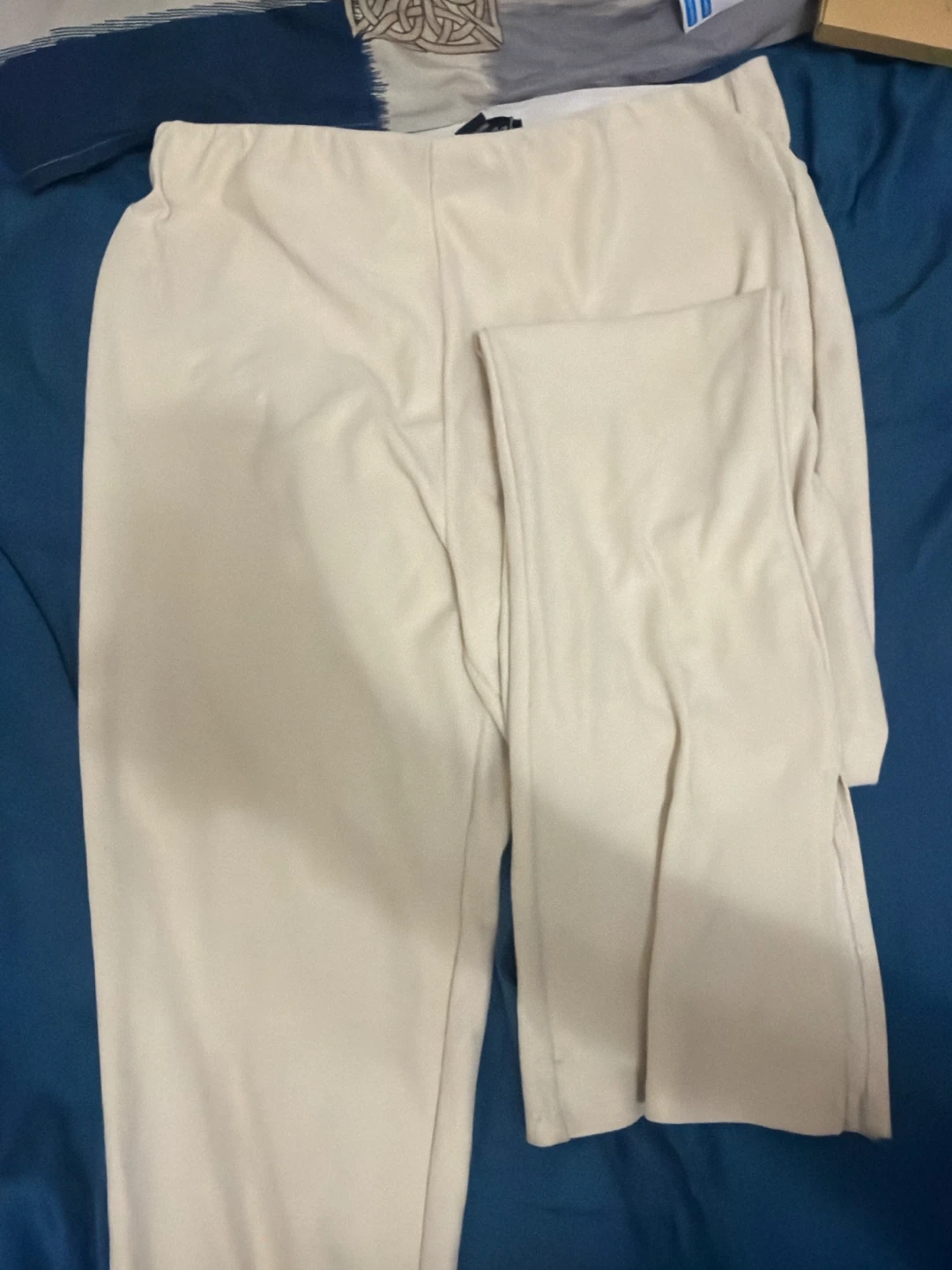 Wet Seal Women's Beige Bell Bottom Pants - XL