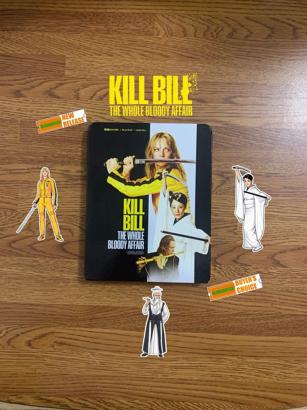 Kill Bill… (Unrated) [4-Disc Set] 4K UHD Blu-ray Combo Pack