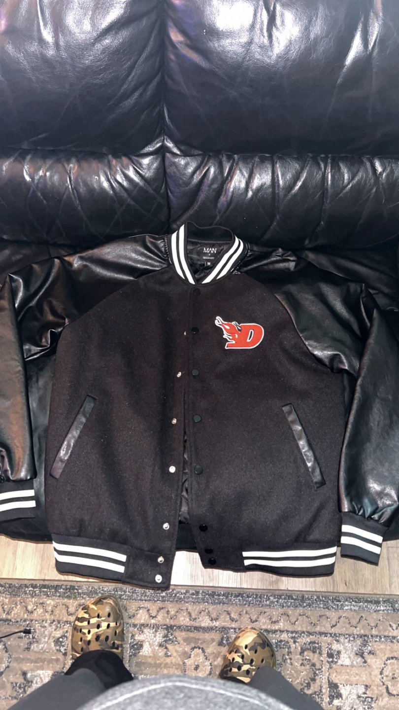 MAN Active Bomber Jacket with "D" Flame Logo - photo 2