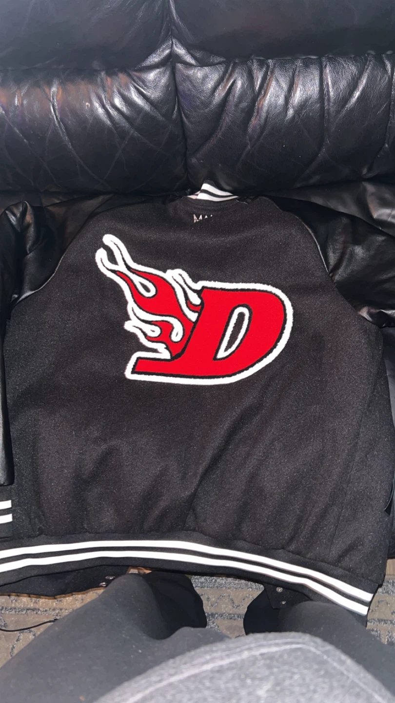 MAN Active Bomber Jacket with "D" Flame Logo
