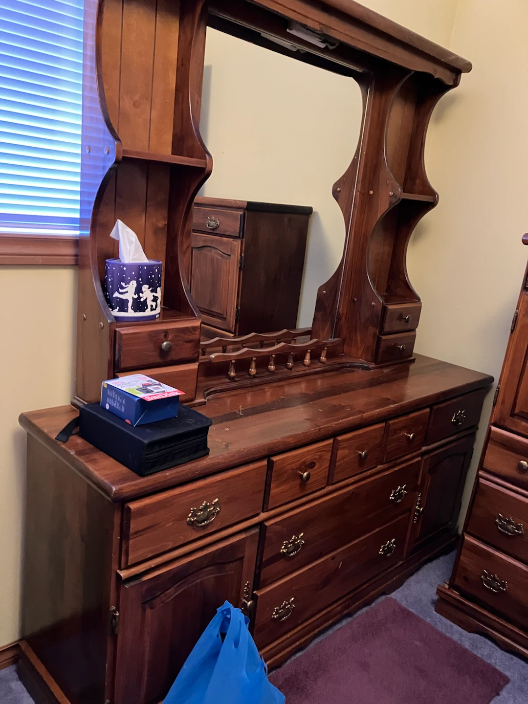 Wooden Bed Frame with Headboard - photo 3