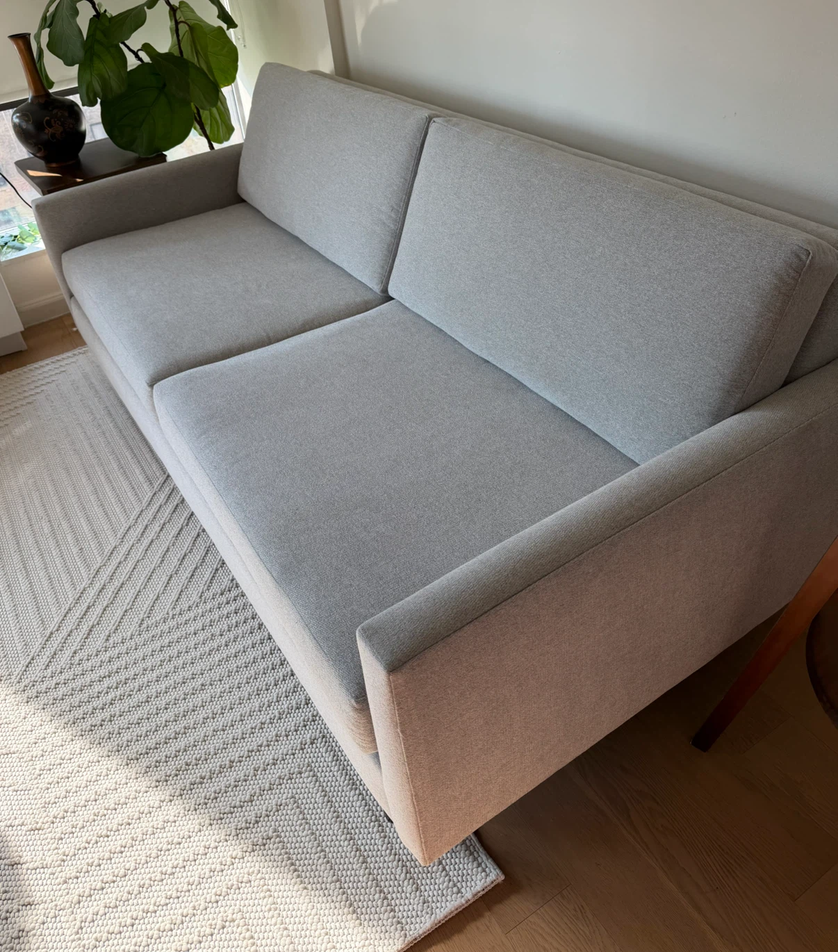 Gorgeous Gray Fabric Sofa