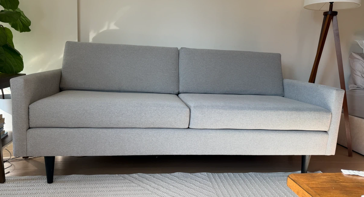Gorgeous Gray Fabric Sofa - photo 2