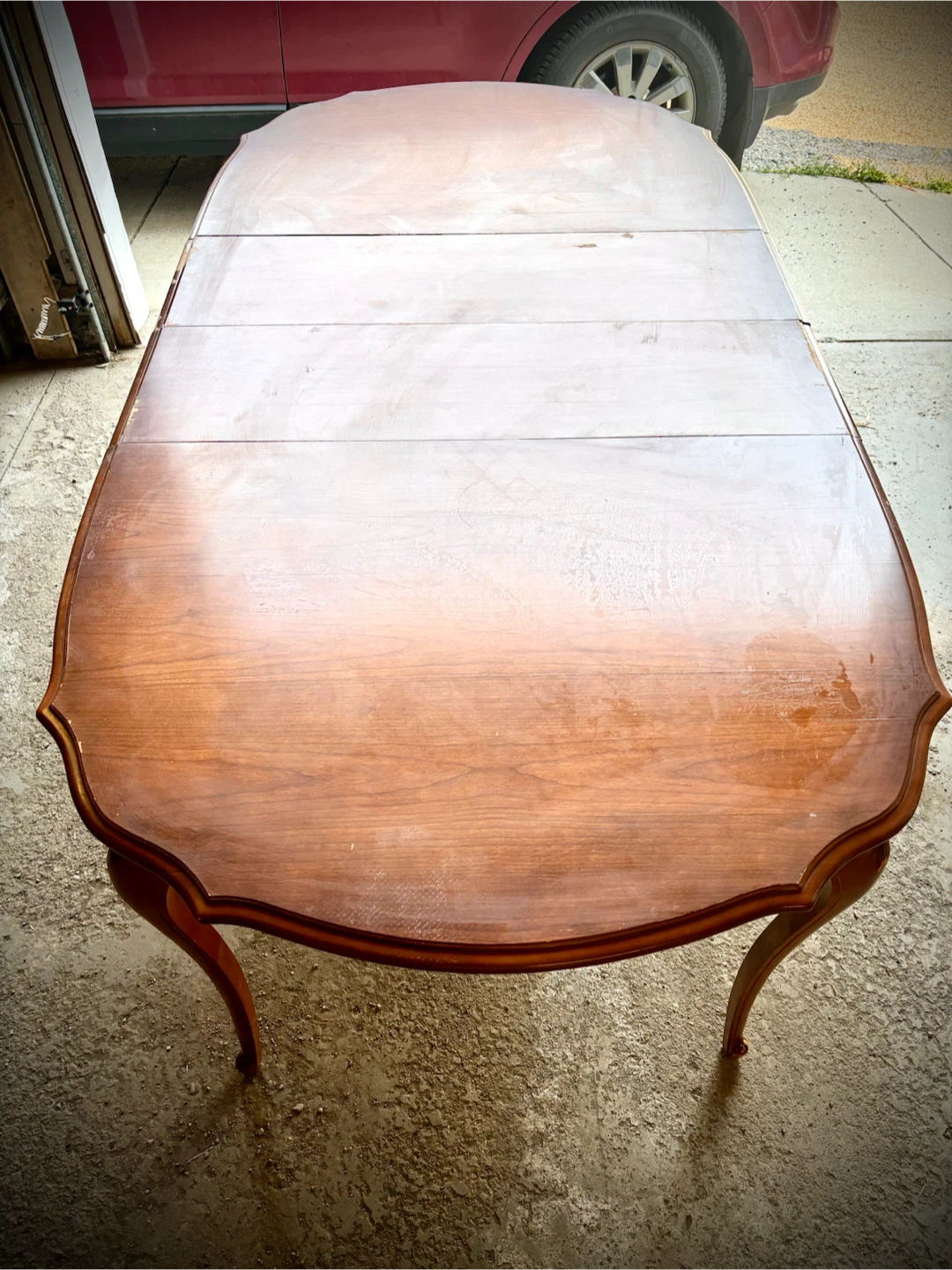 Vintage 1961 French Provincial Extension Dining Table