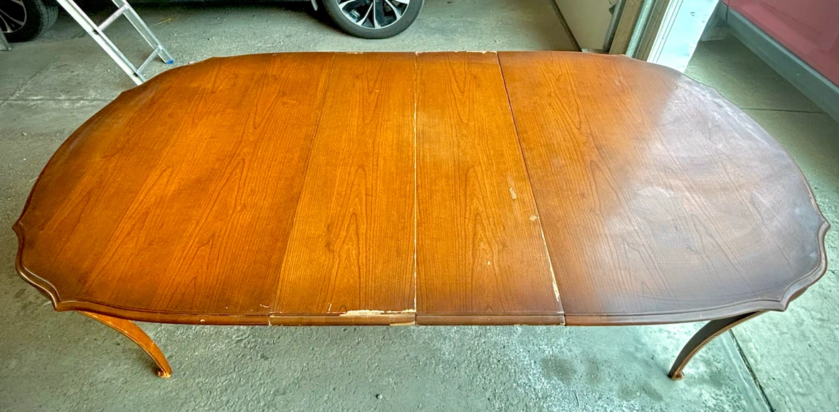 Vintage 1961 French Provincial Extension Dining Table - photo 2