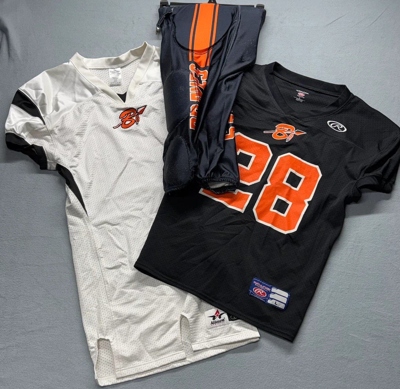 Rawlings Youth Football Jersey and Pants Set Size L