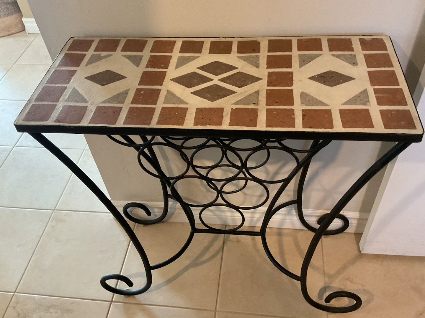Pier 1 wine rack/console table - photo 2