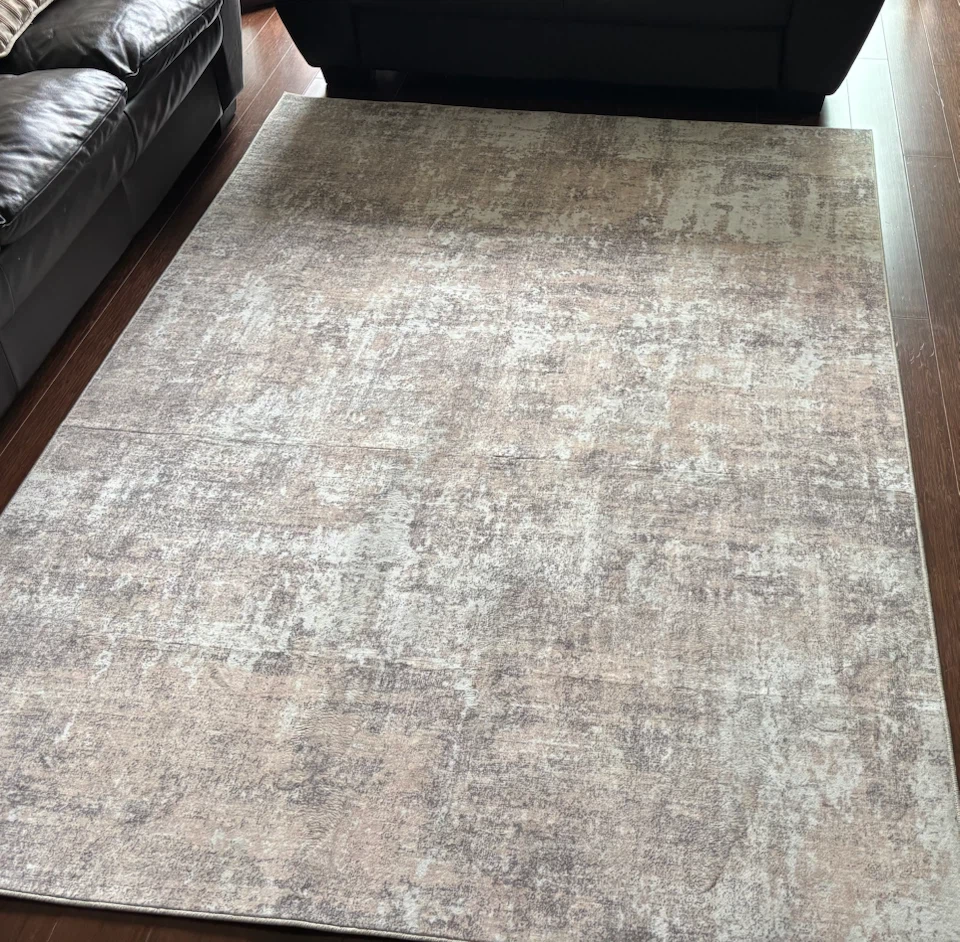 DMOYEST Area Rug - Brown/Grey/Black 5' x 7' - photo 2