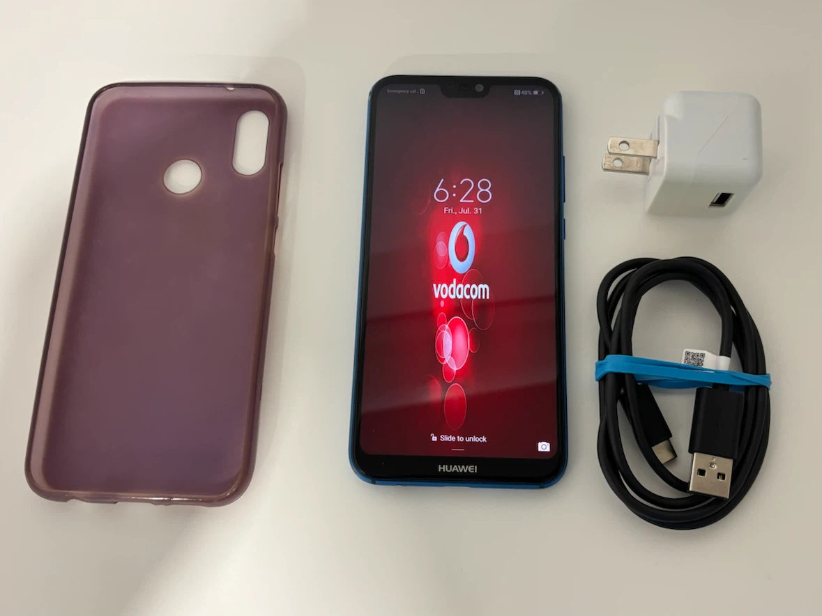 Cellphone Huawei P20 lite ANE-LX1 Blue Smartphone - photo 3