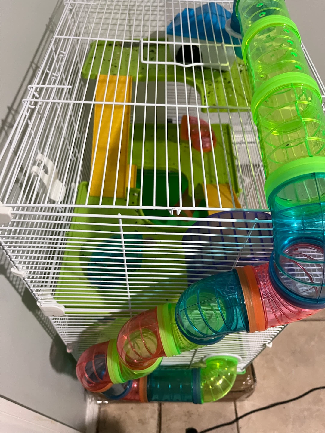 Critter Trail Hamster Cage with Tubes