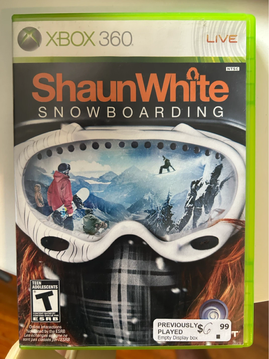 Shaun White Snowboarding Xbox 360 Game
