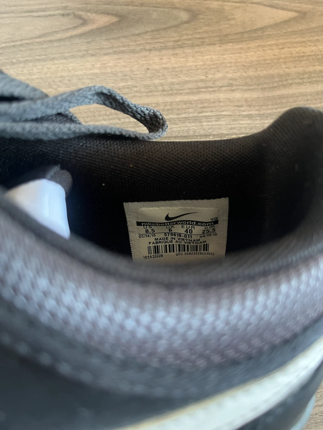 Nike Black Leather Sneakers - photo 5
