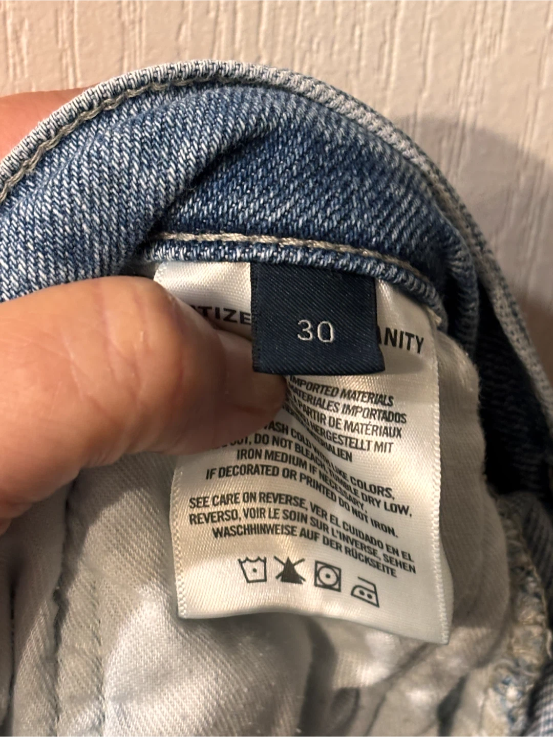 Citizens of Humanity Light Wash Denim Jeans - photo 2