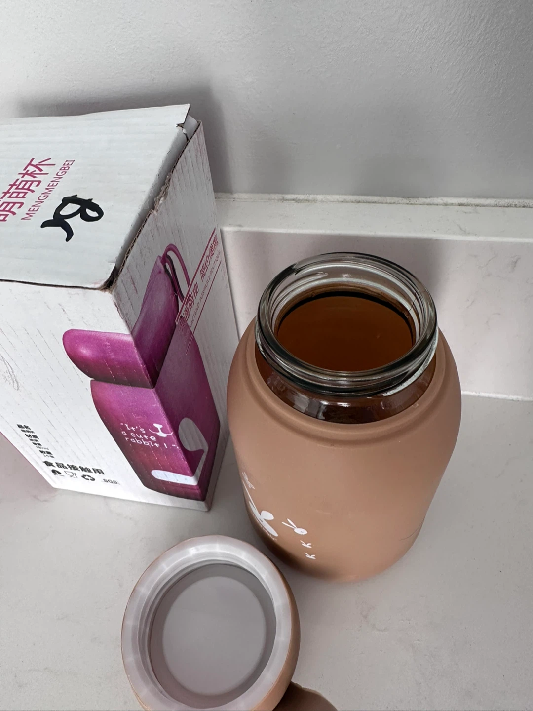MENGMEIBEI 380ml Glass Tumbler Bottle - photo 5