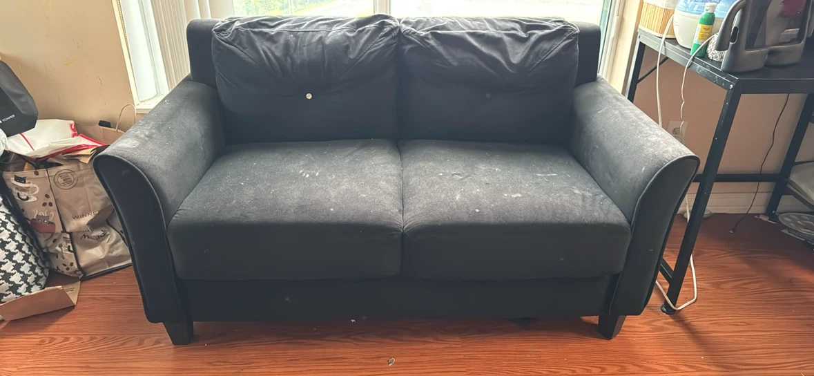 Black Loveseat Sofa
