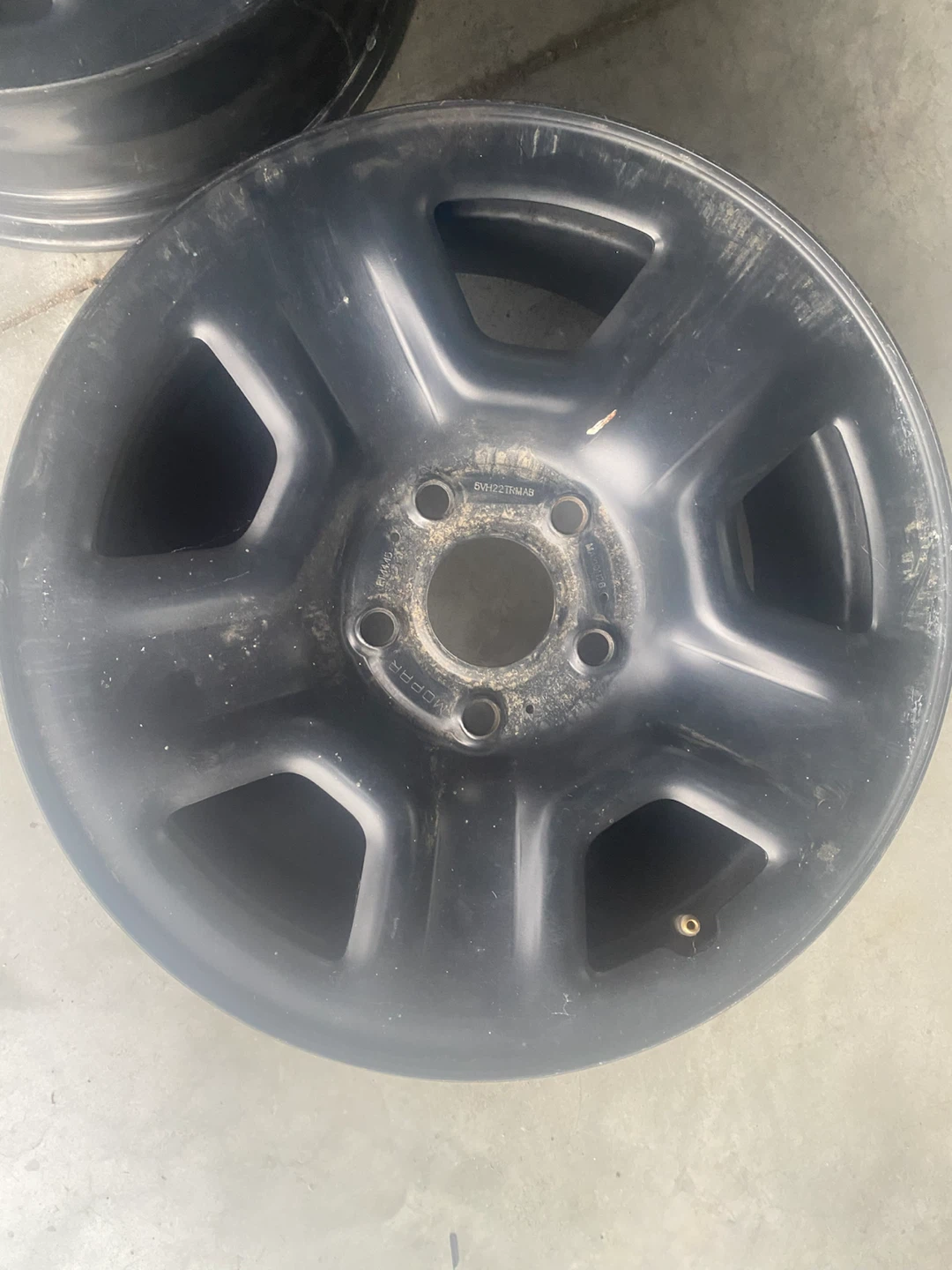 Set of 4 Black Steel Wheels17” - photo 2