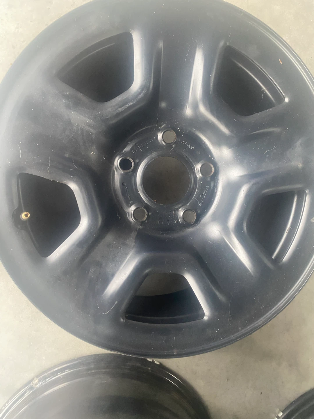 Set of 4 Black Steel Wheels17” - photo 4