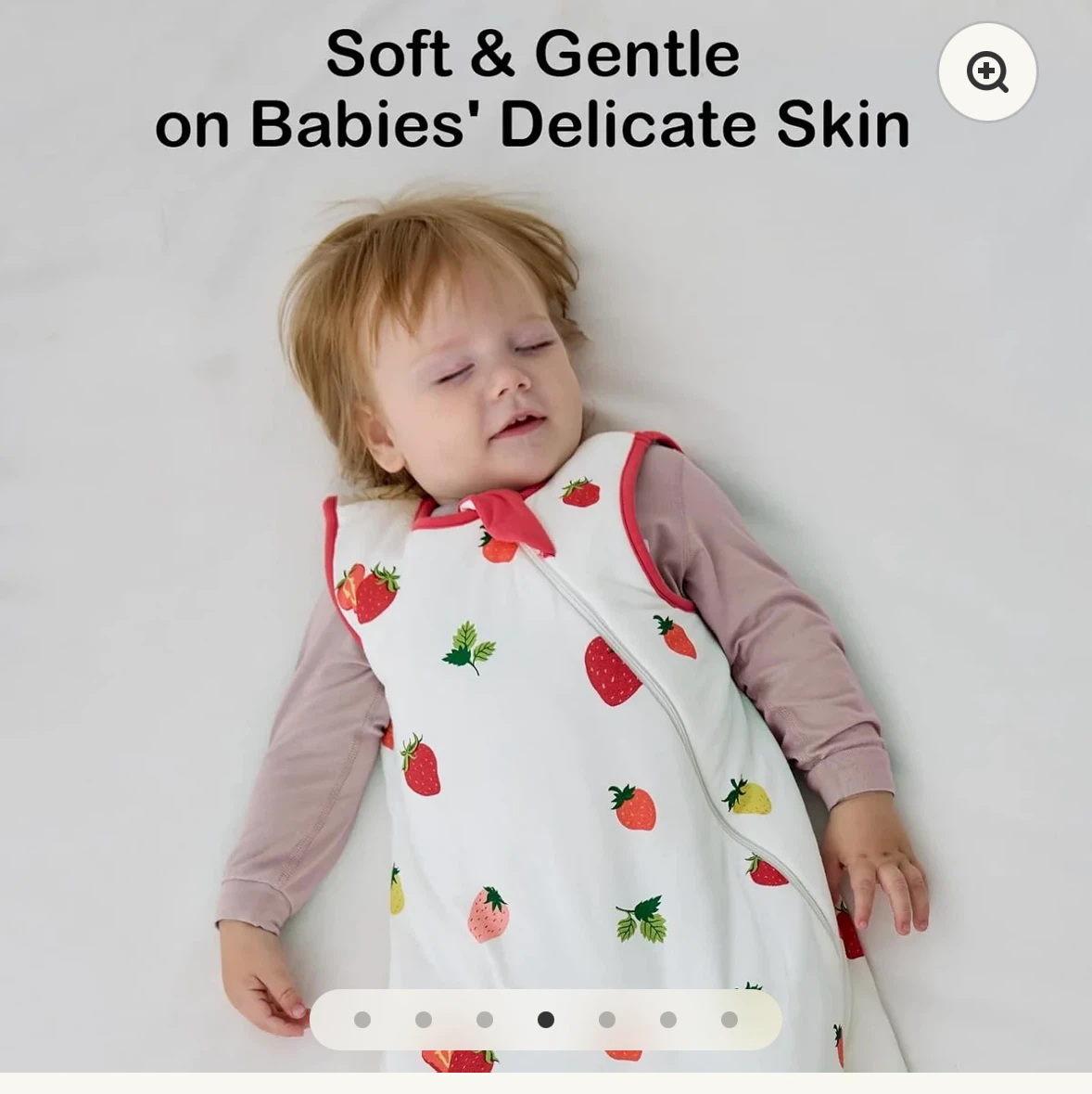 Bubble Panda Strawberry Sleep Sack 1.0 Tog Size M