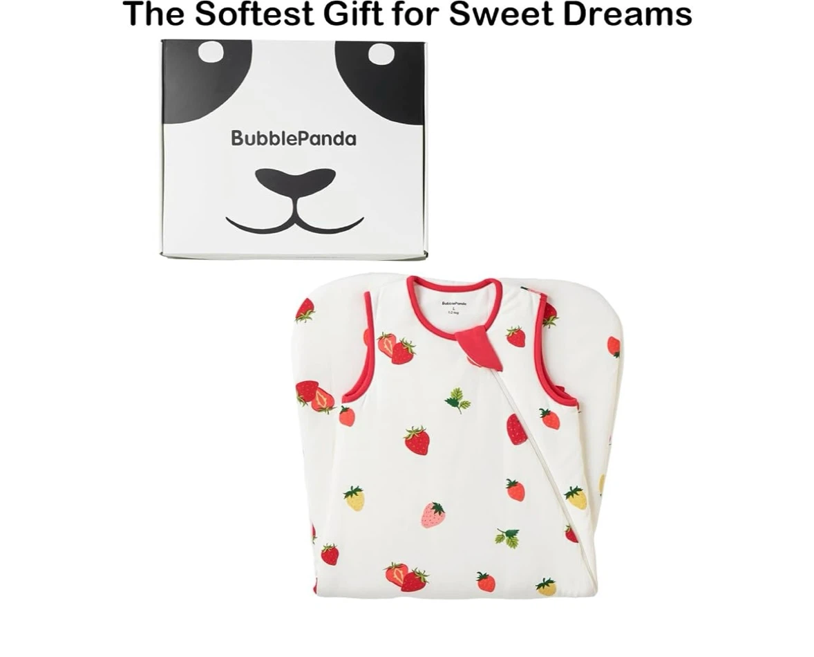 Bubble Panda Strawberry Sleep Sack 1.0 Tog Size M - photo 2