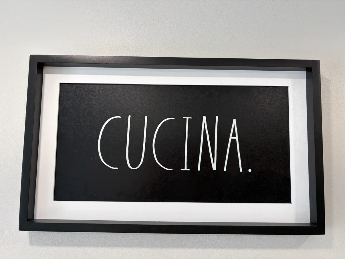 Rae Dunn "Cucina" Framed Wall Art