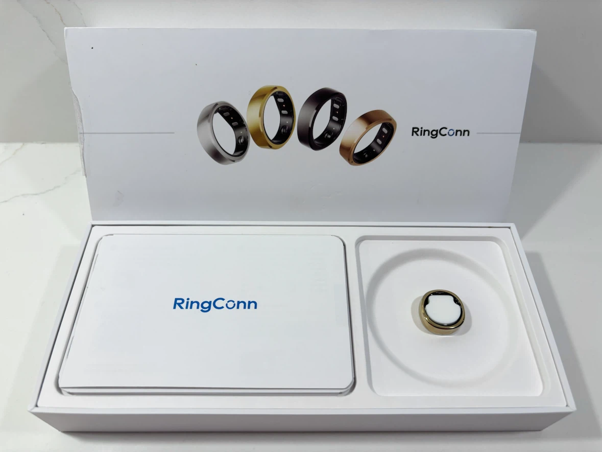 RingConn Gen 2 Smart Ring Gold Size 7 Health Sleep Tracker - photo 2