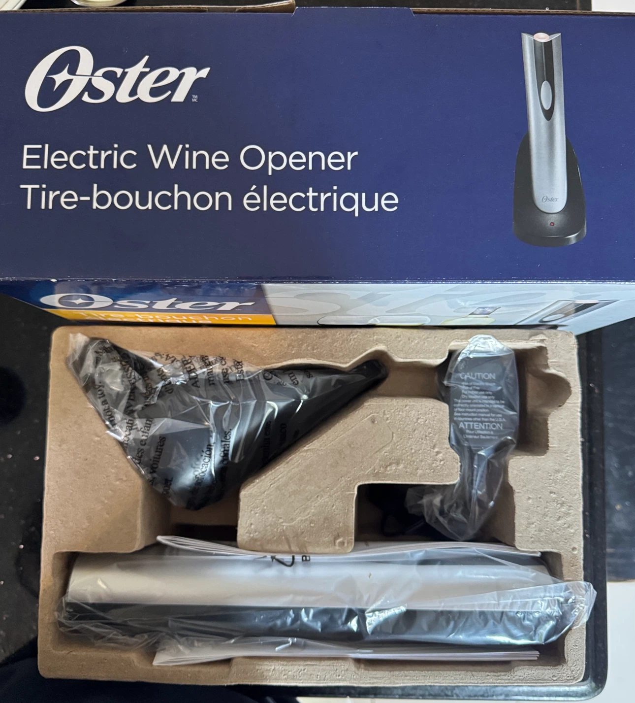 Brand New Oster Electric Wine Opener - photo 2