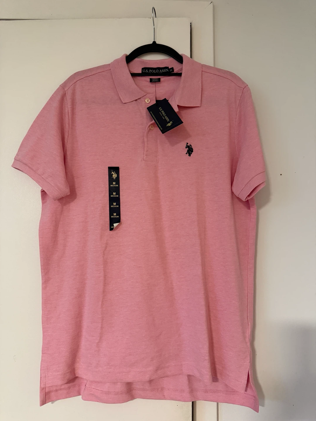U.S. Polo Assn. Pink Polo Shirt Size M - photo 2