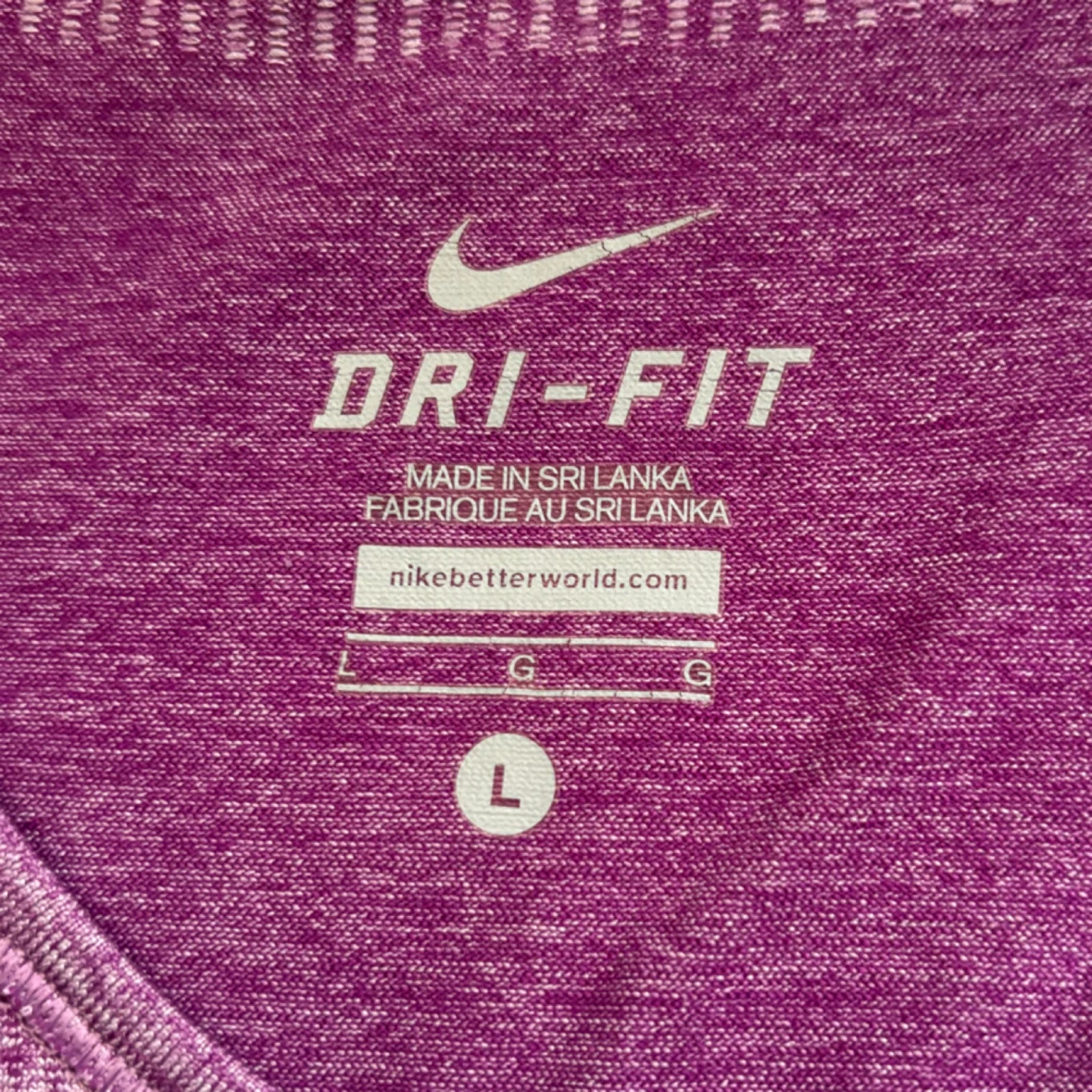 Nike - Dri-FIT Athletic Top - *Size Women Large/Purple* - photo 4