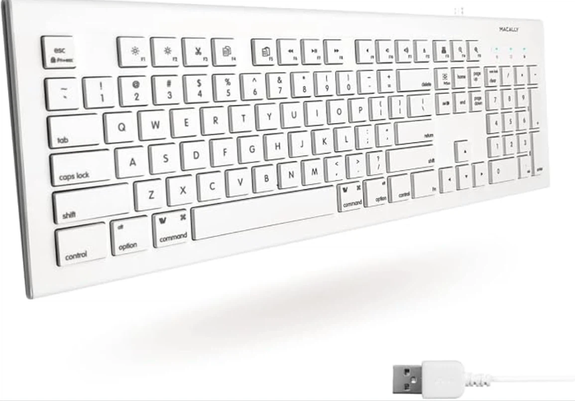 Macaulay Full Size USB Wired Keyboard