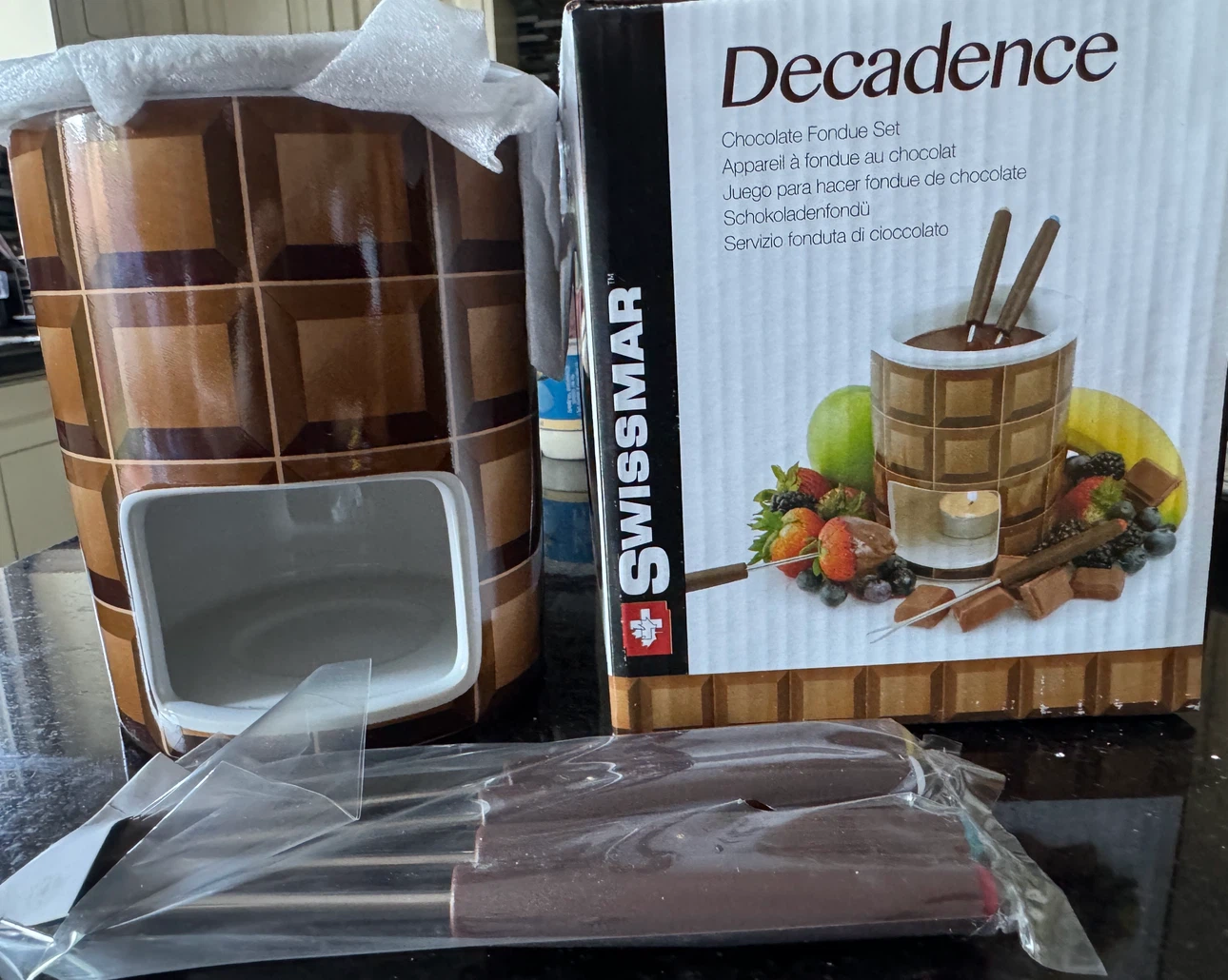 Swissmar Decadence Chocolate Fondue Set