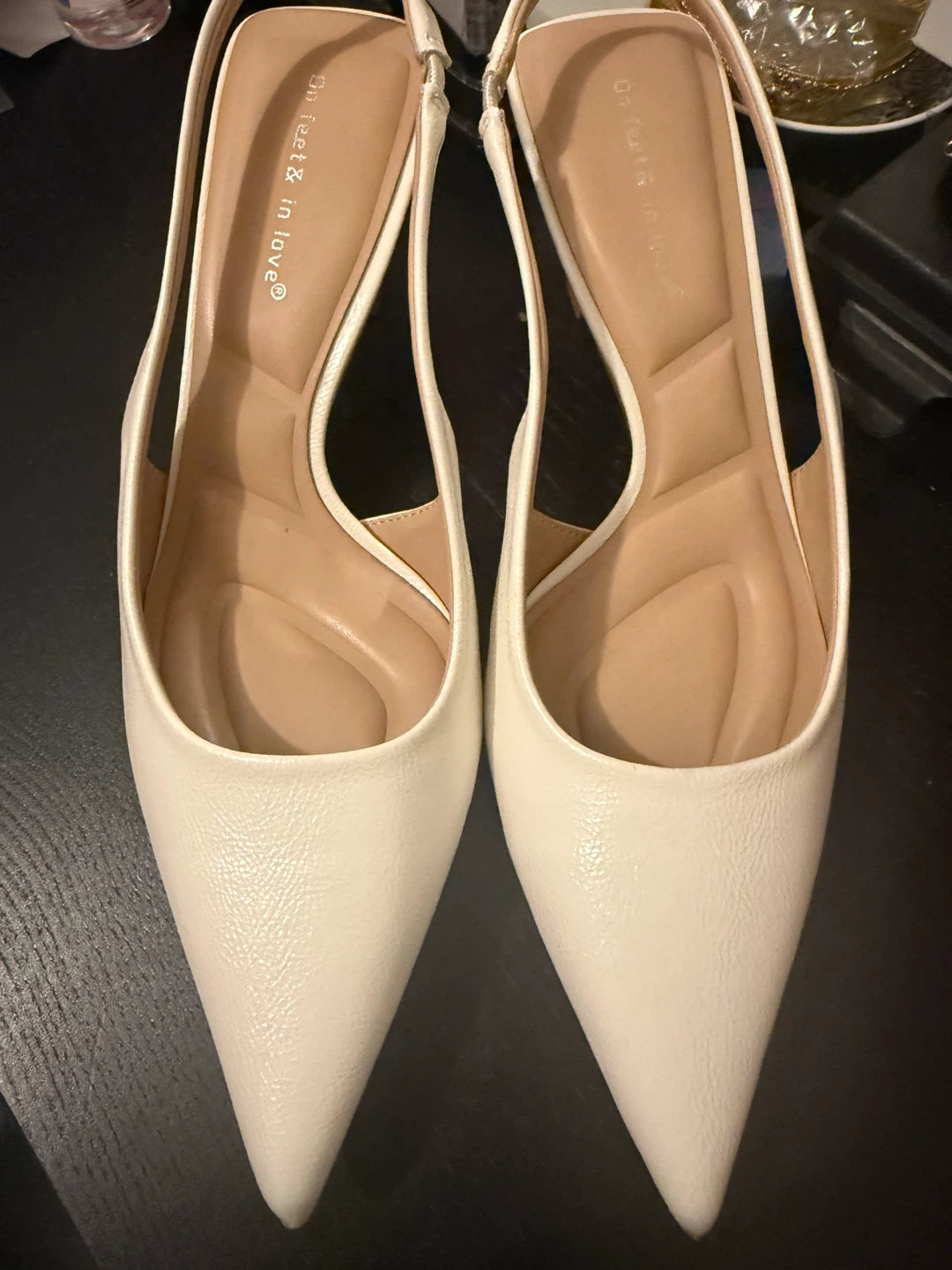 On feet & in love Slingback Heels
