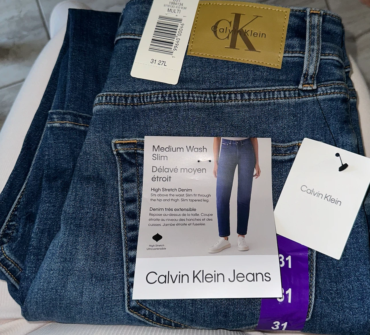 Calvin Klein Jeans size 31 Brand New