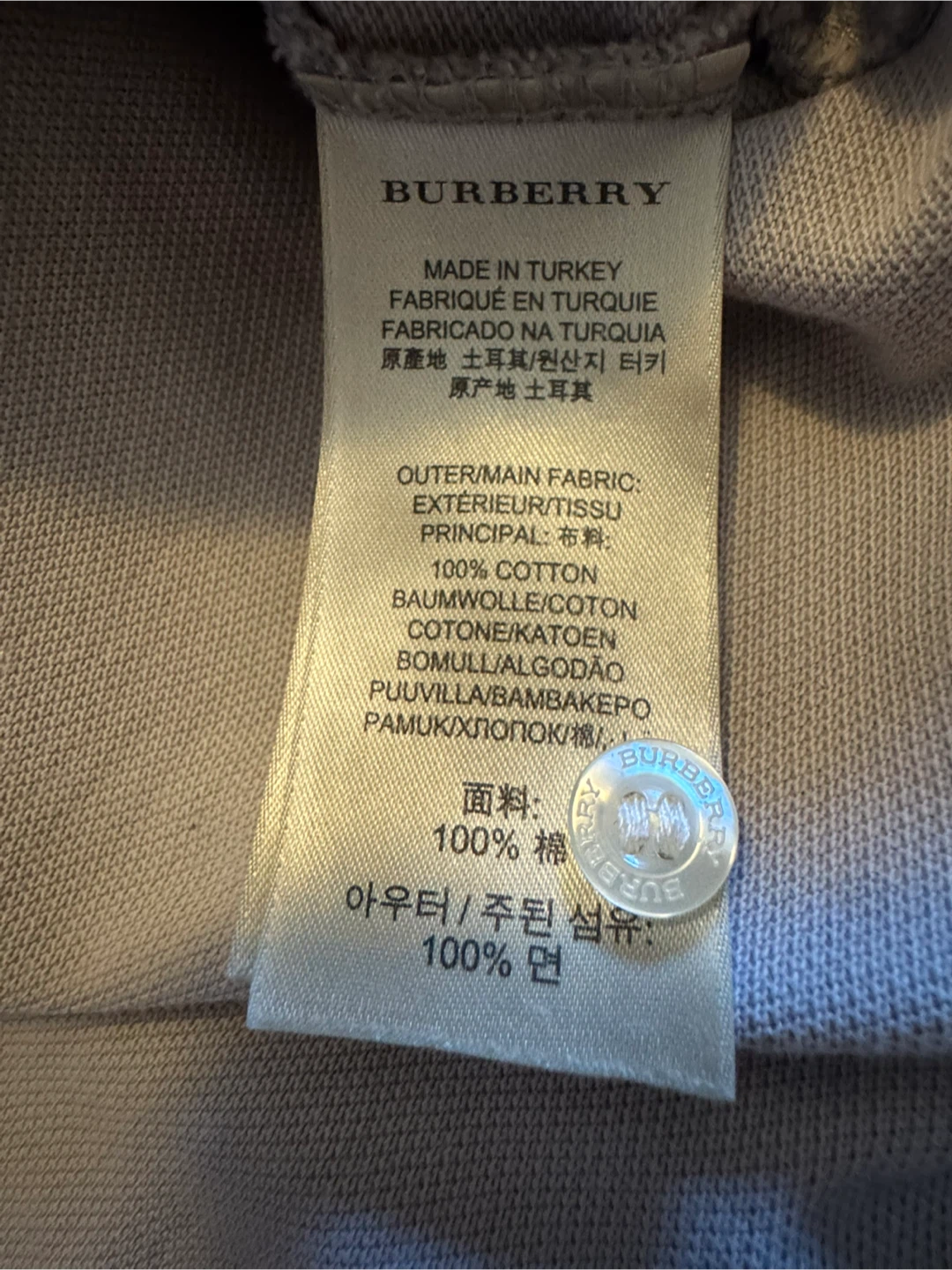Burberry Polo Shirt - Size L - photo 3