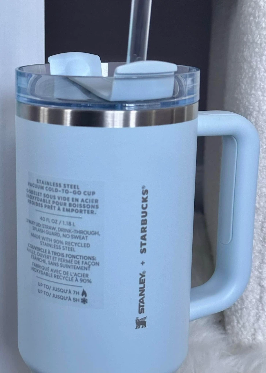 Stanley + Starbucks 40oz Tumbler with Straw - Light Blue - photo 3