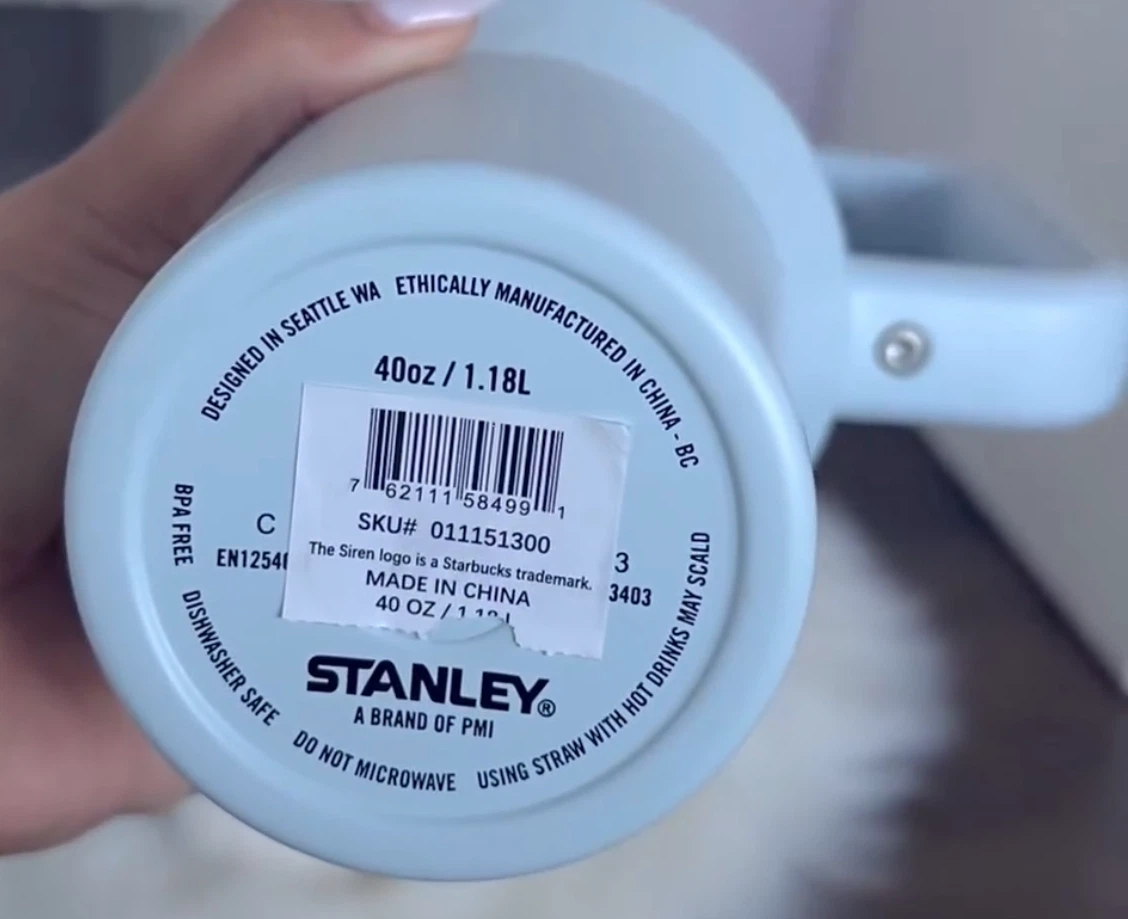 Stanley + Starbucks 40oz Tumbler with Straw - Light Blue - photo 4