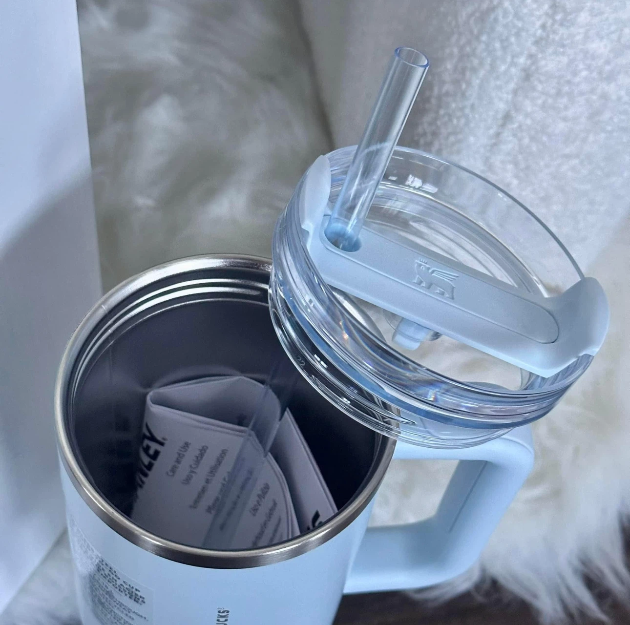 Stanley + Starbucks 40oz Tumbler with Straw - Light Blue - photo 5