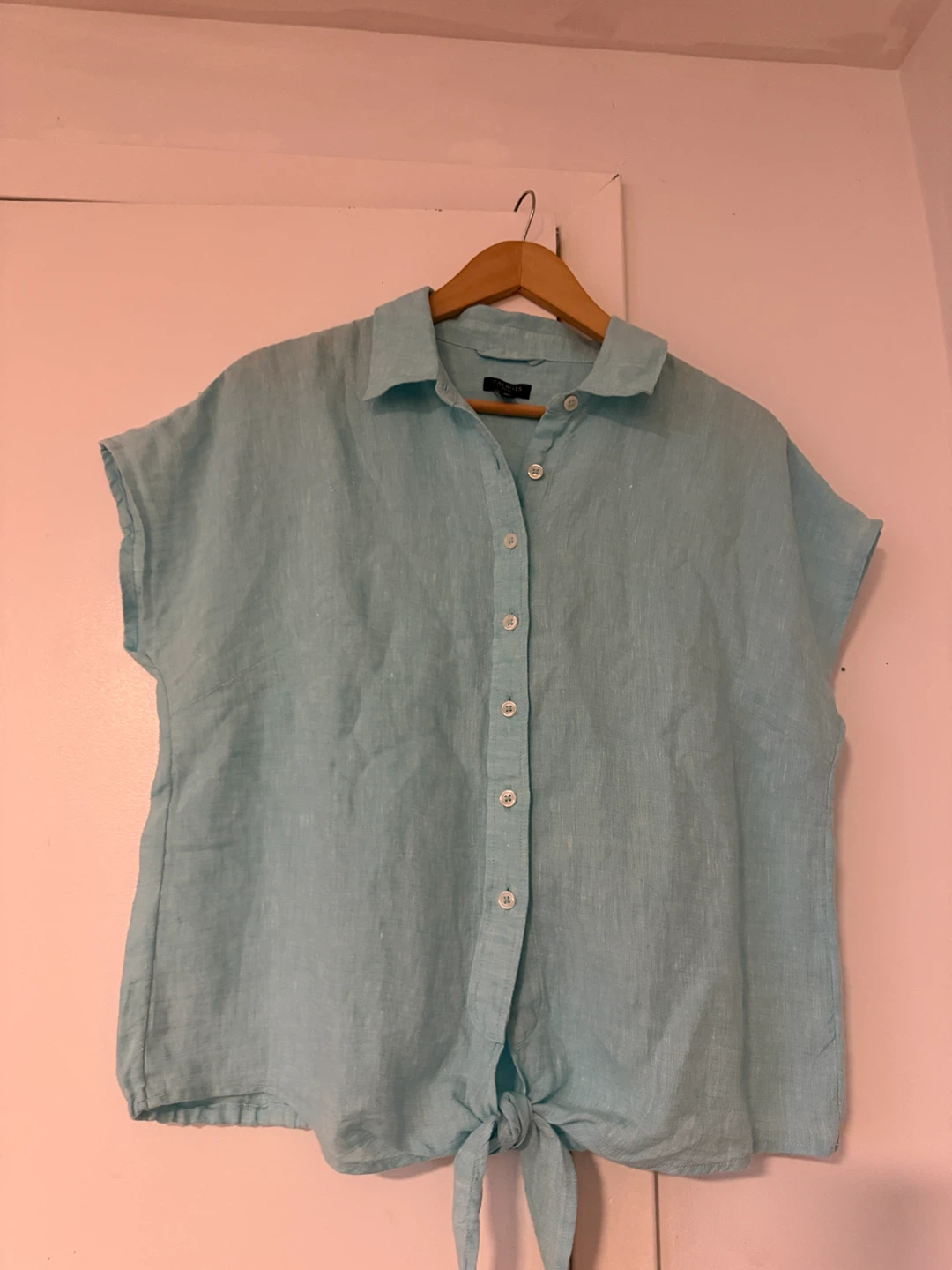 Talbots Petite Linen Shirt M P