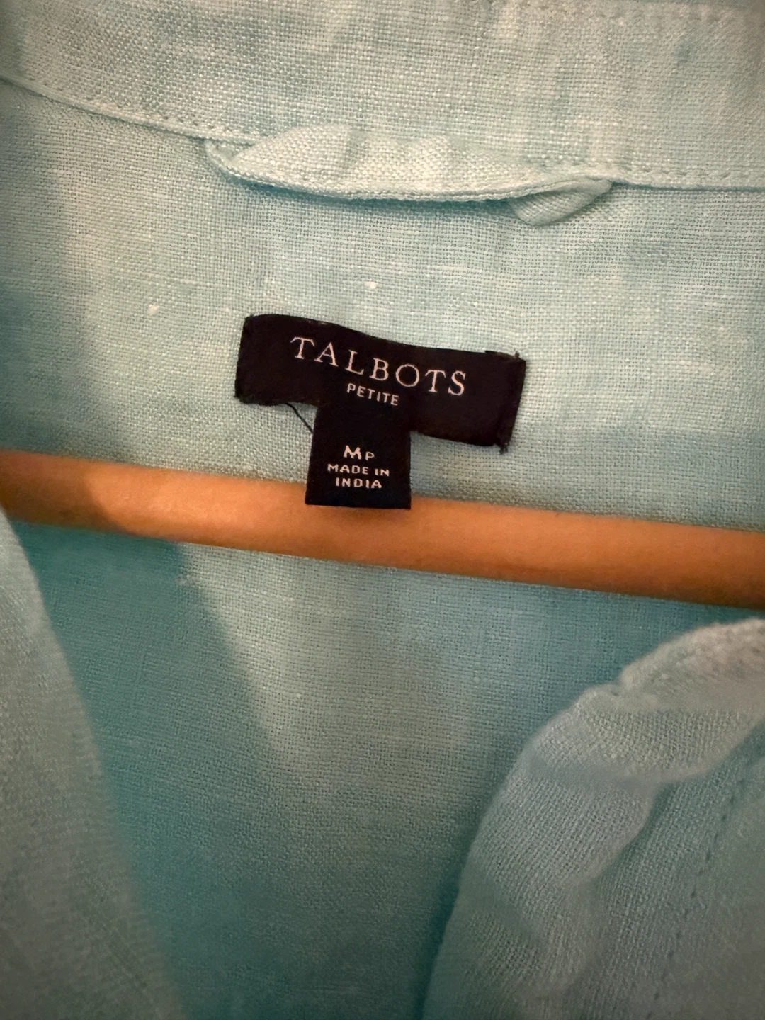 Talbots Petite Linen Shirt M P - photo 2