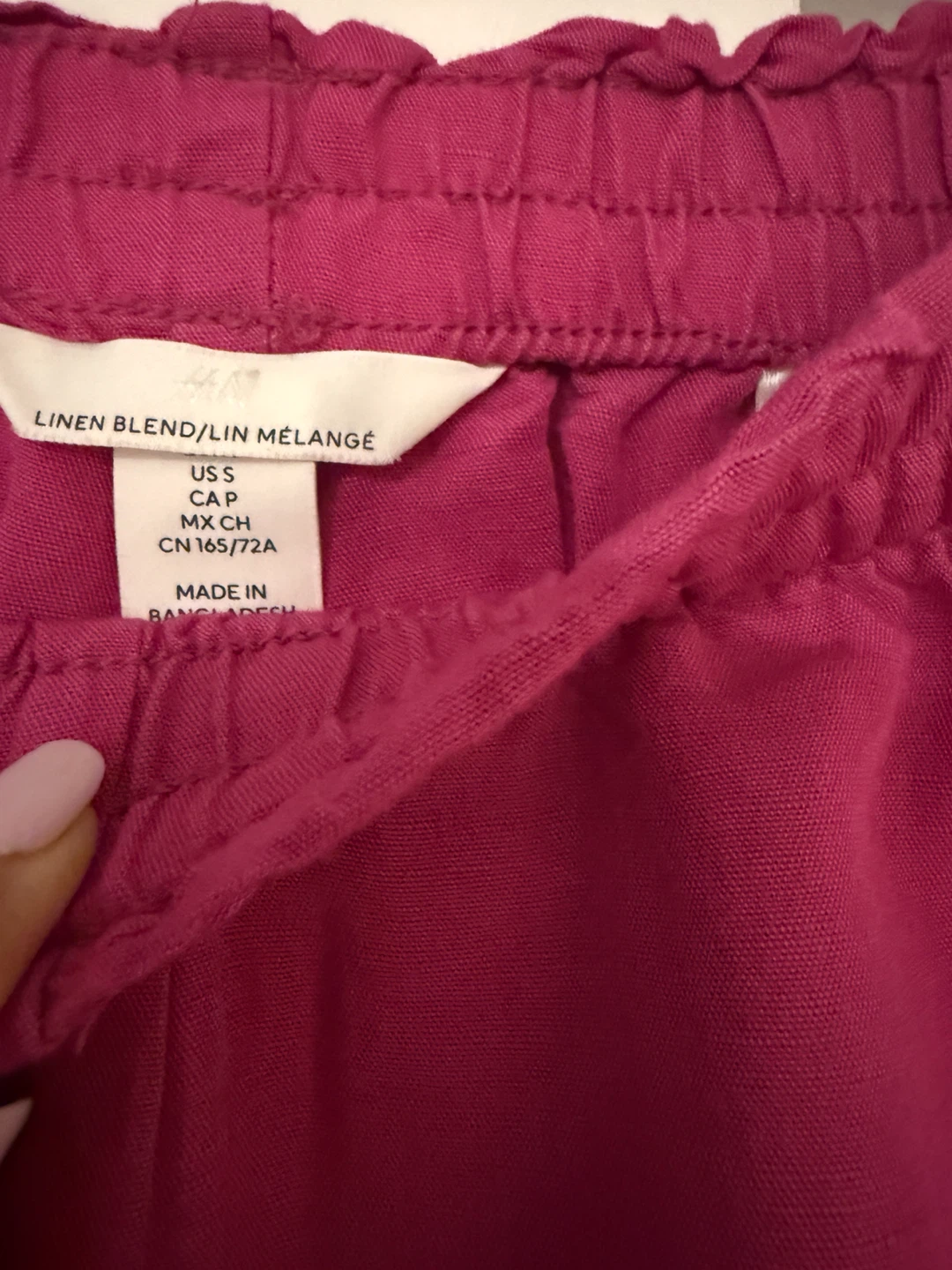H&M Linen Blend Cropped Wide Leg Pants - photo 2