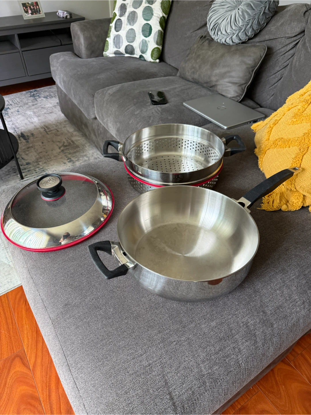 Stainless Steel Steamer Pot with Lid - photo 3
